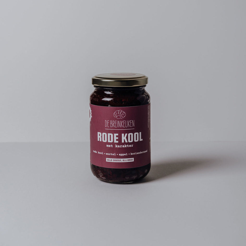 Pot gefermenteerde rode kool met karakter, 370 ml